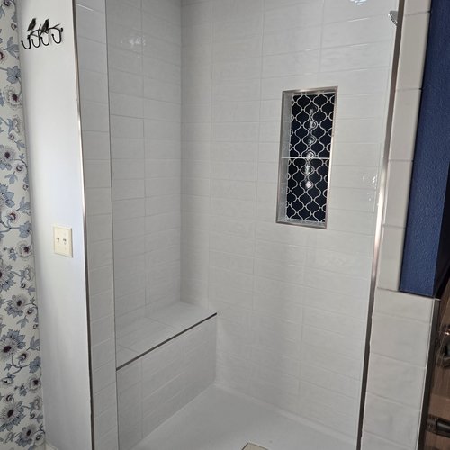 Tub and Shower installation by Bisbees in McFarland WI