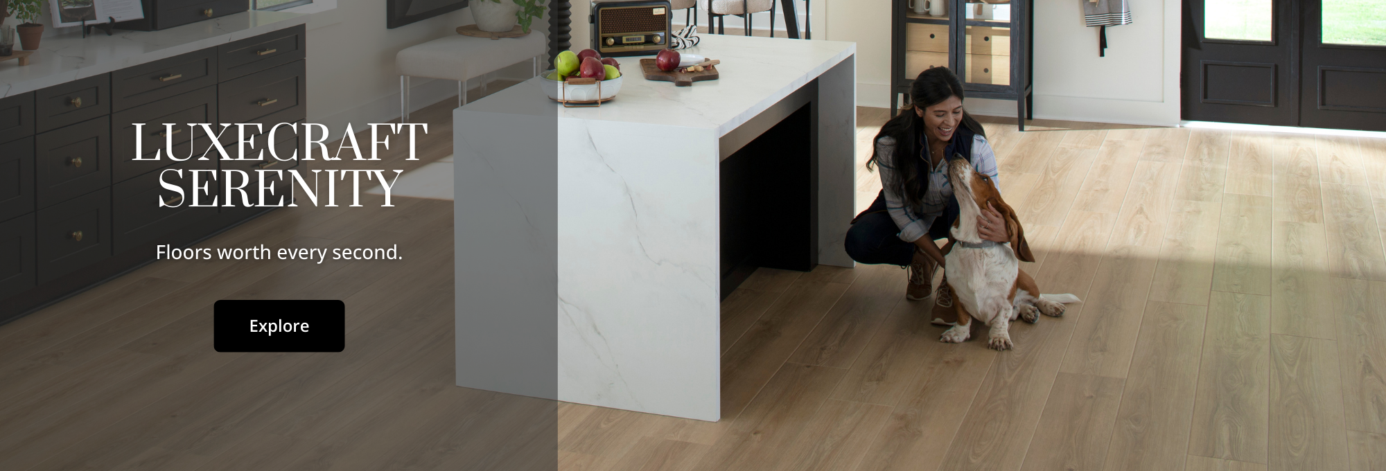 Browse LuxeCraft Serenity flooring products